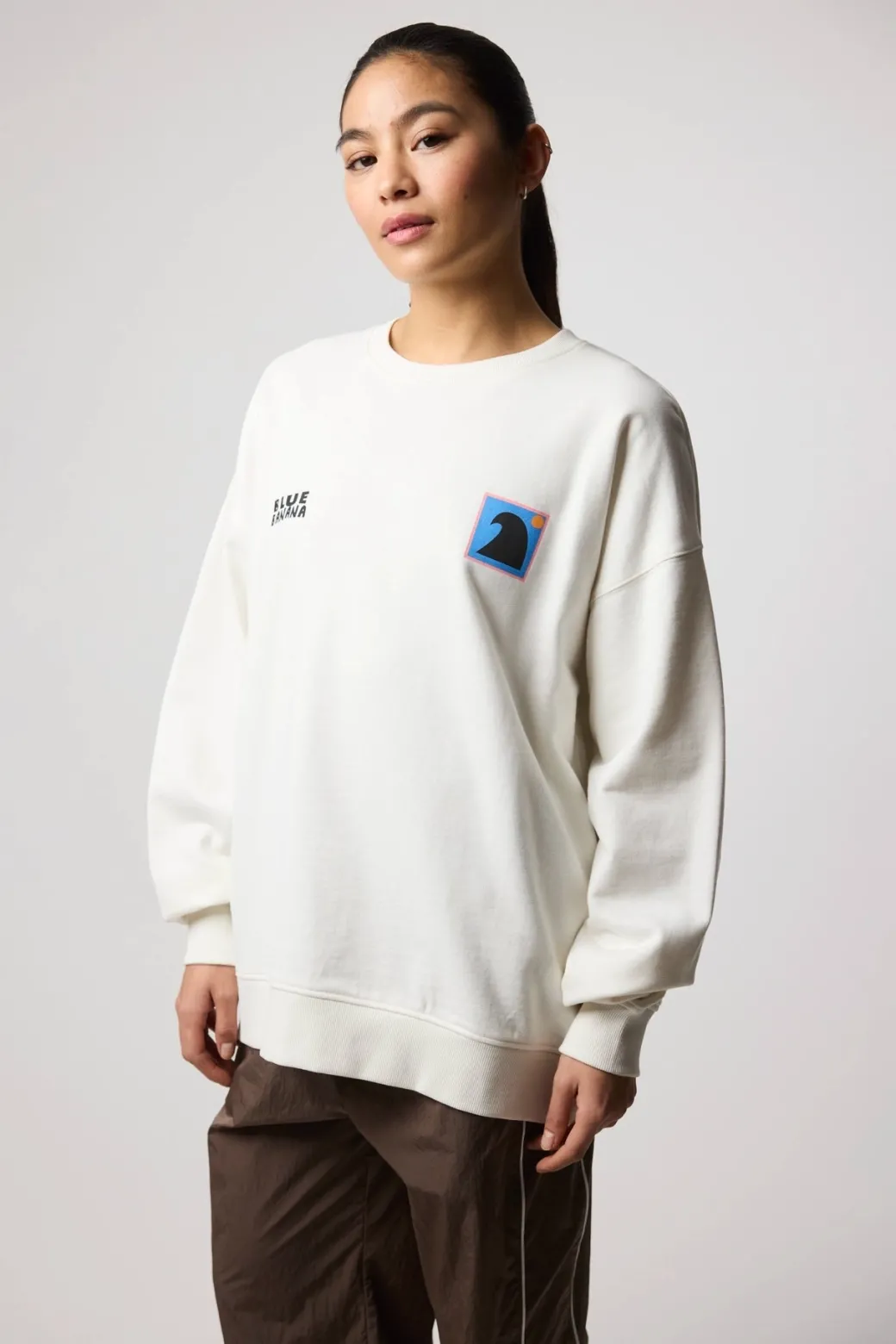 SUDADERA SWING BLANCO ROTO