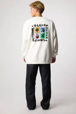 SUDADERA SWING BLANCO ROTO