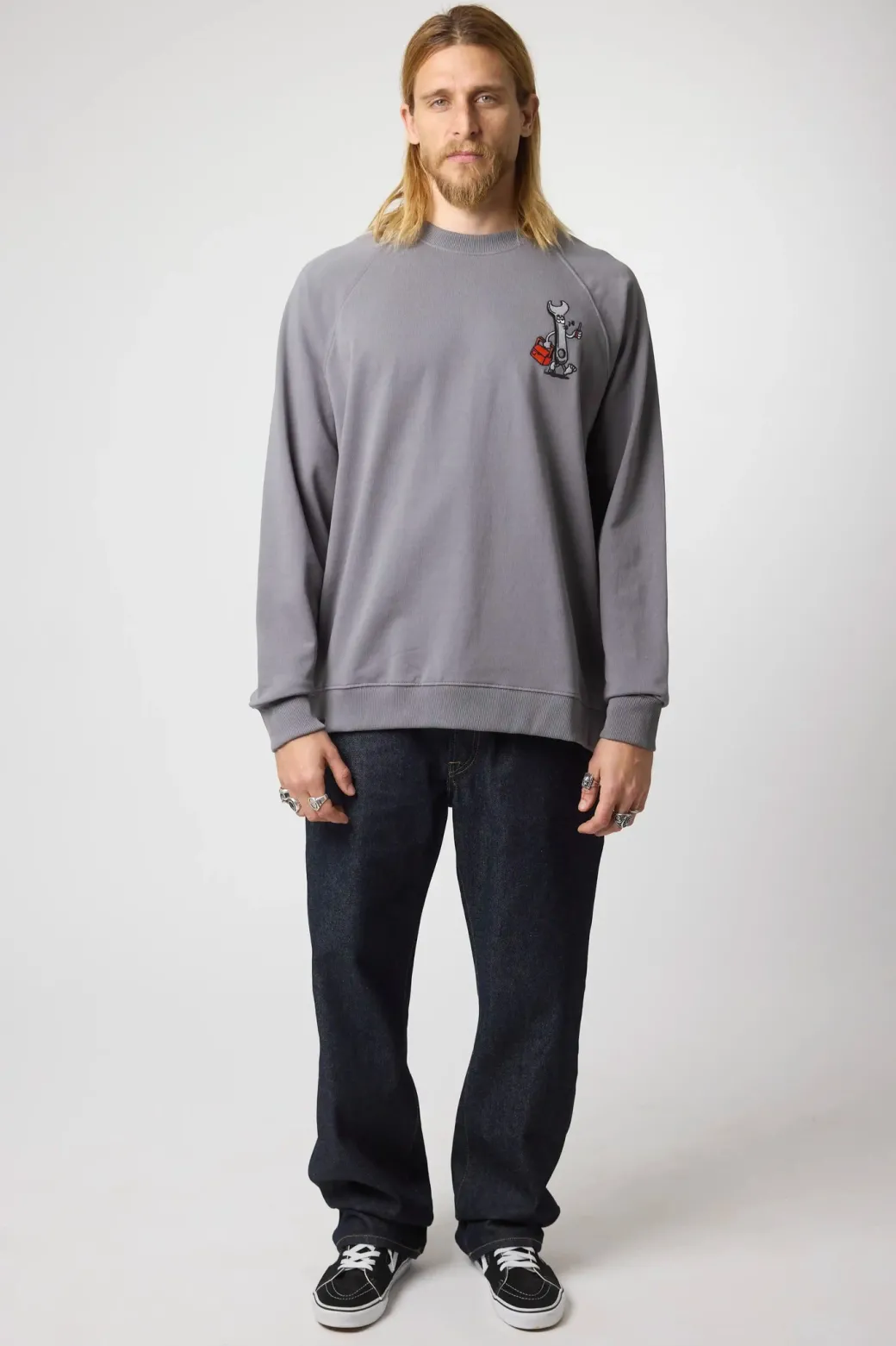 SUDADERA TOOL CRD ANTRACITA